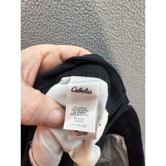 Cabelas Pants Womens 14 Black Cargo Stretch Outdoors Hiking Camping Workwear NEW - Picture 8 of 11
